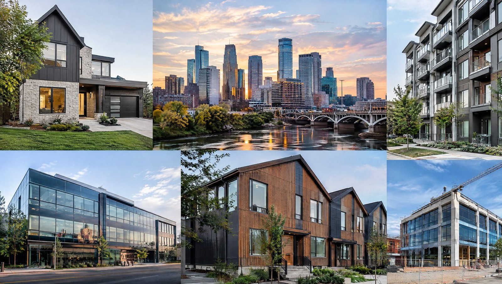 Residential and commercial architecture across the Twin Cities